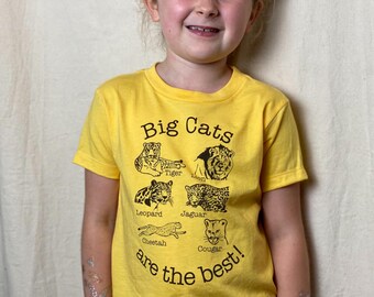 Stora katter är de bästa t-shirts för småbarn