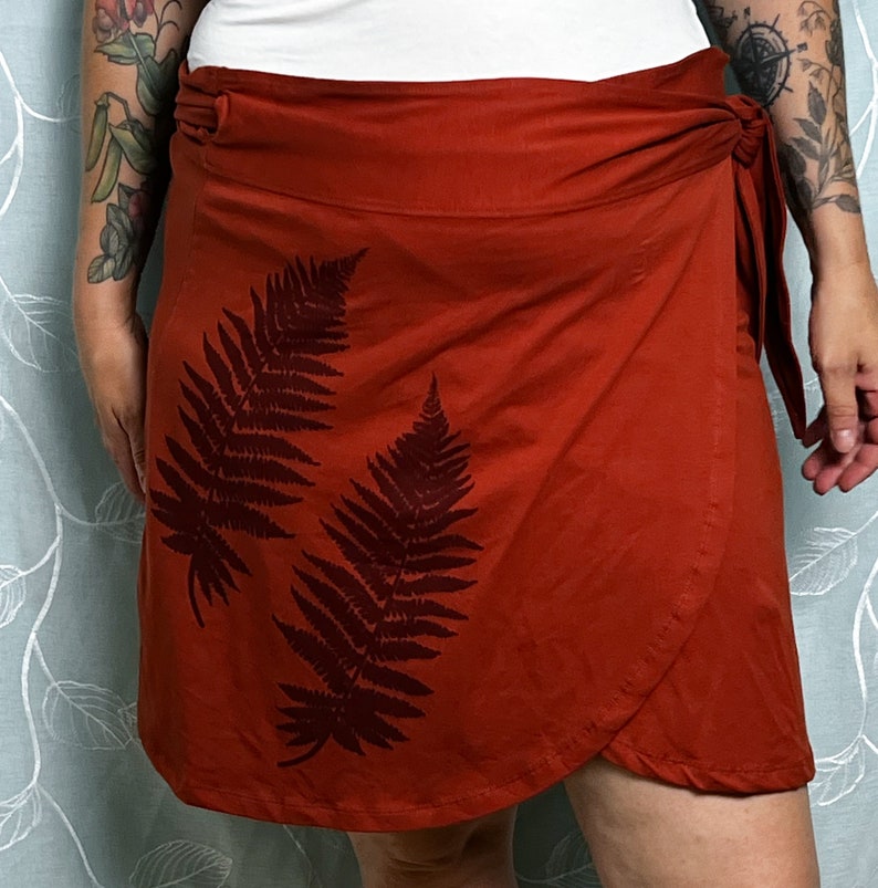 Organic Fern Wrap Skirt image 3