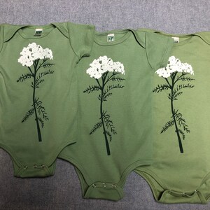 Organic Yarrow Infant Bodysuit image 2