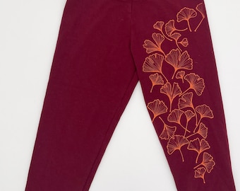¡Segundas! Leggings capri de algodón orgánico de talla mediana