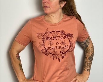 Abortion is Healthcare Herbal Women's Tee All Profits Donated