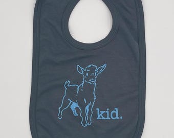 Organic Kid Baby Goat Bibs