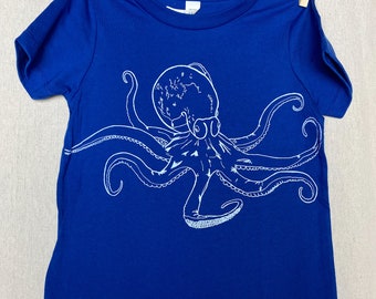 Kids Organic Octopus T-shirt