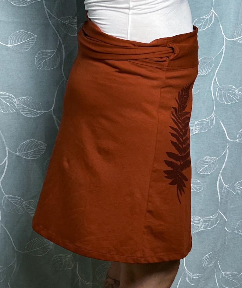 Organic Fern Wrap Skirt image 4