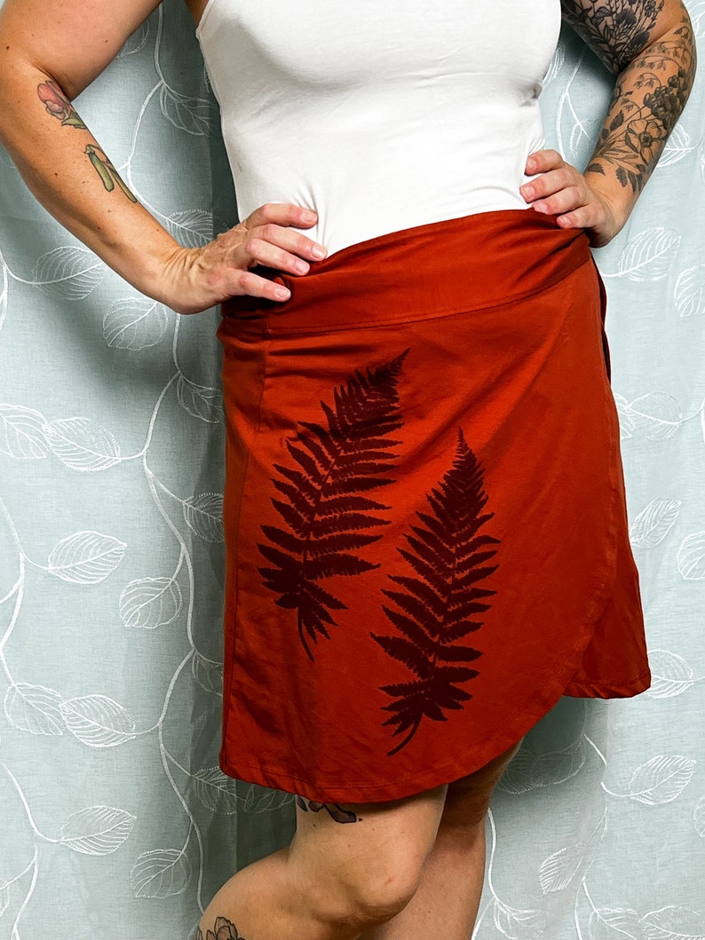 Organic Fern Wrap Skirt image 2