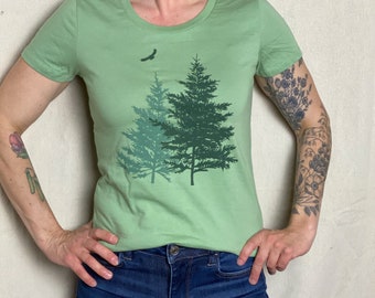 Camiseta Spruce de algodón orgánico para mujer