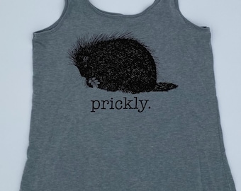 Prickly Porcupine Relaxed Triblend-linne för kvinnor