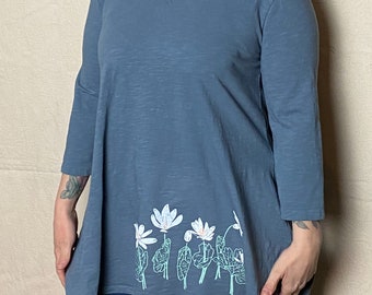 Cotton Tunic with Bloodroot