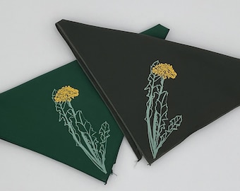 Maskros bomullsbandana Alter Cloth Tillverkad i USA (22"x22")