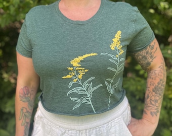 Goldenrod Women’s Crop Tee