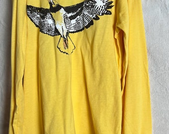 Sample! Large Youth Long Sleeved Red Tailed Hawk T-shirt