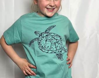 Barnsköldpadda-t-shirt