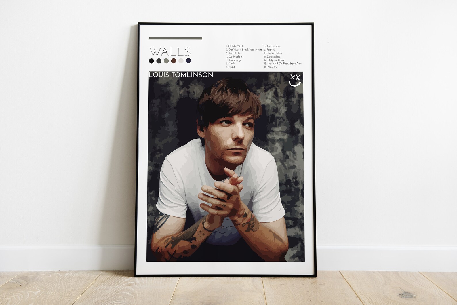 Louis Tomlinson Walls Album Poster Etsy