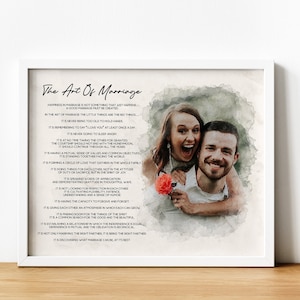 Cadeau de bénédiction de mariage - Décoration murale personnalisée pour anniversaire de mariage