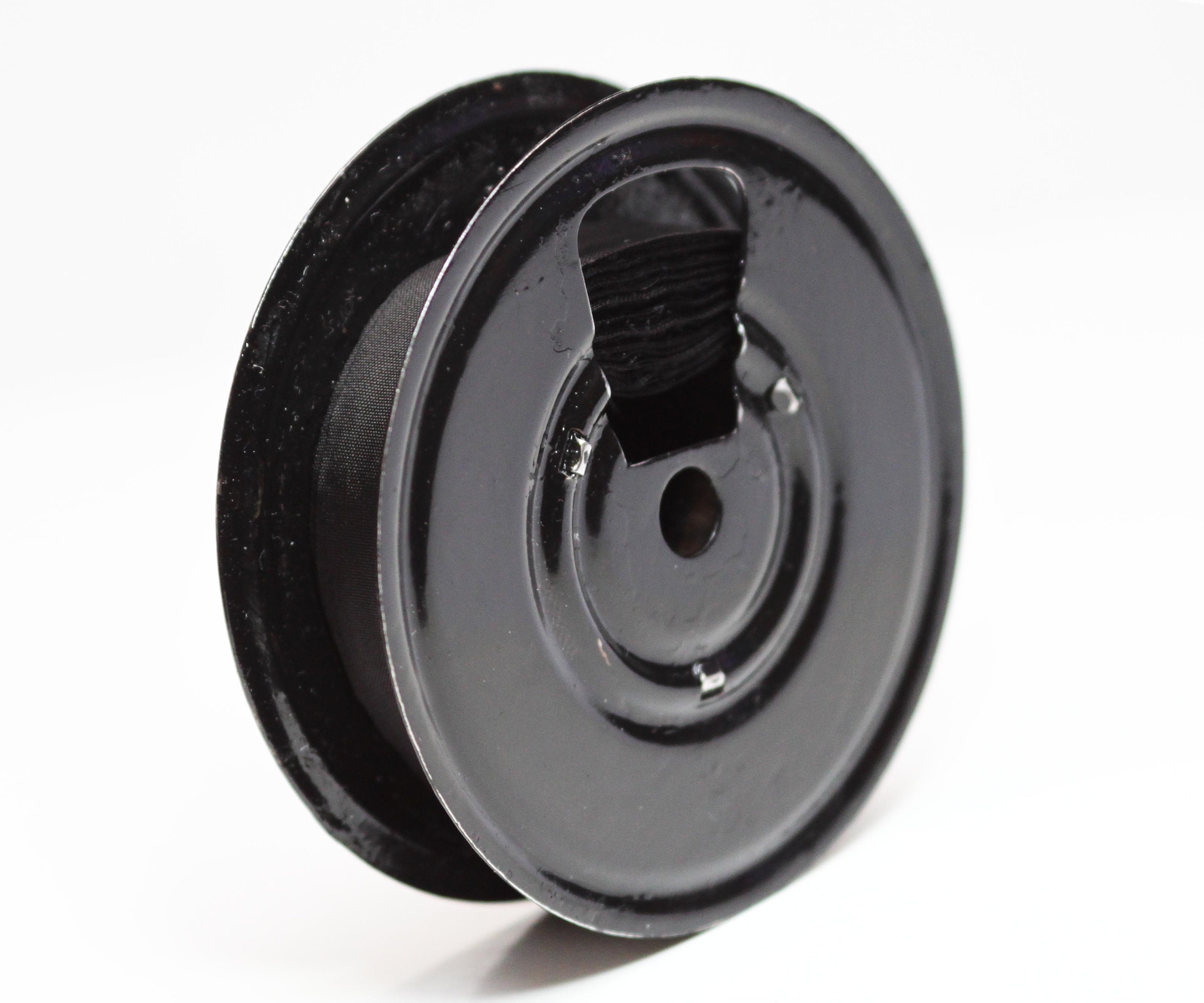 VINTAGE 2-3//8/" ROYAL TYPEWRITER METAL SPOOLS WITH NEW BLACK RIBBON TO RE-SPOOL