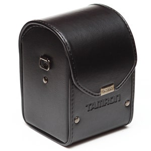 Vintage Tamron L-14 Hard Lens Case For Prime Wide Angle Canon Takumar Nikon Olympus Pentax Sigma Ricoh Minolta Yashica Konica Leica Lenses