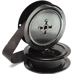 Smith Corona Typewriter Twin Metal Spools with New Black Ribbon