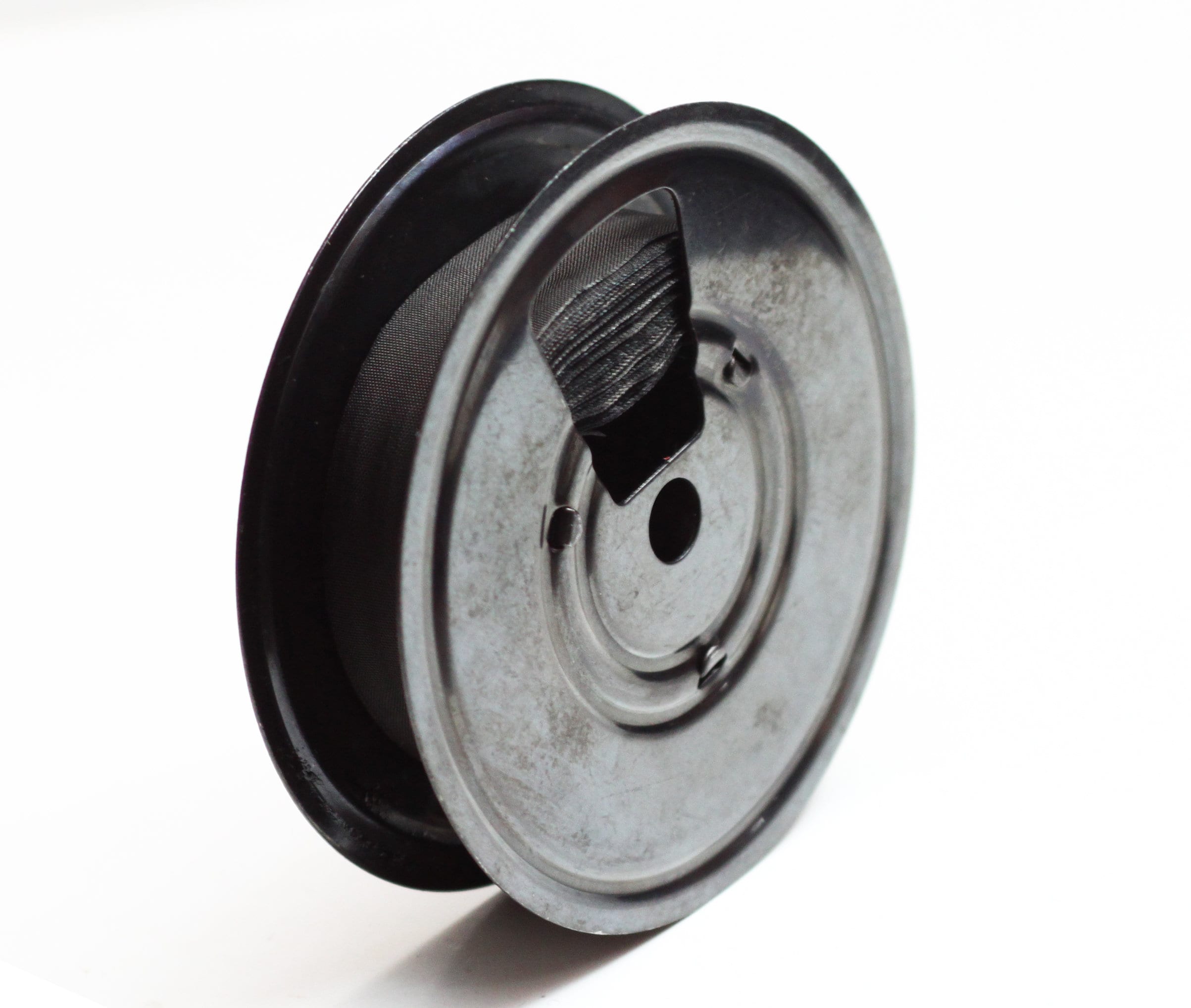 VINTAGE 2-3//8/" ROYAL TYPEWRITER METAL SPOOLS WITH NEW BLACK RIBBON TO RE-SPOOL