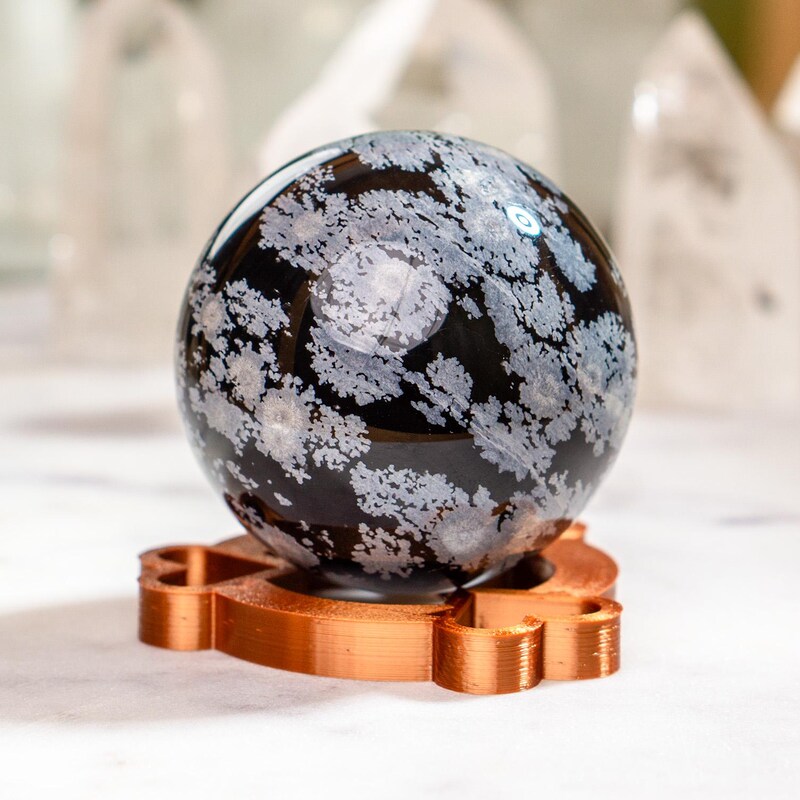 Obsidian Sphere - Etsy