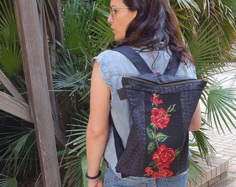Embroidered backpack For Woman
