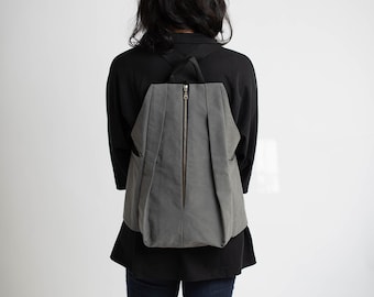 Backpack For Women, Large Capacity Backpack, Unique Vegan Backpack, Urban Backpack, Bike Backpack, Minimalist Backpack Women