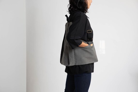 Vegan Canvas Backpack: Women's Travel Backpack with Side Pockets