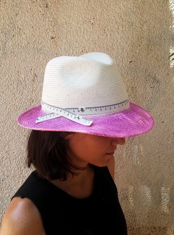 pink panama hat