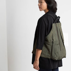 Sac à dos convertible, sac avec poches, étuis pour femmes, sac à dos de vélo végétalien