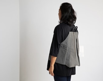 Backpack For Women, Large Capacity Backpack, Unique Vegan Backpack, Urban Backpack, Bike Backpack, Minimalist Backpack Women