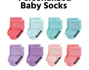 Personalized Baby Socks, Infant Gift