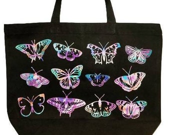 Butterfly Tote Bag, Butterflies Tote, Butterflies, Tote