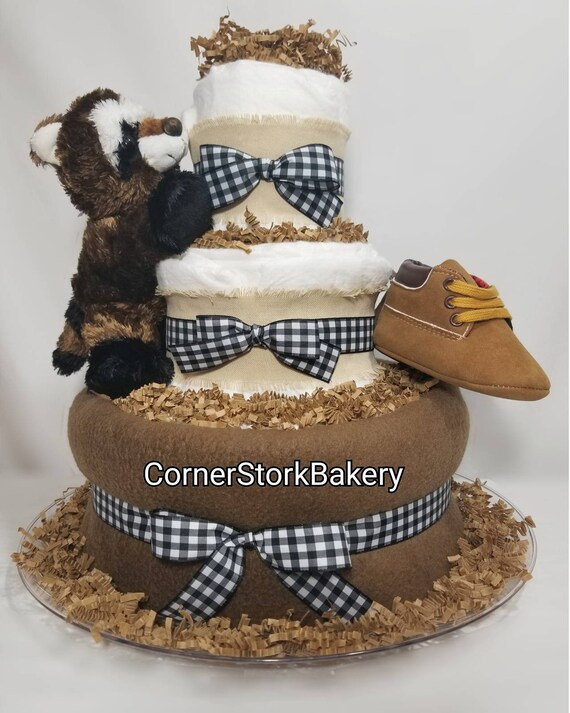 sloth diaper cake