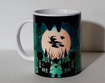 Halloween Witch Mug, Halloween Mug, Mug