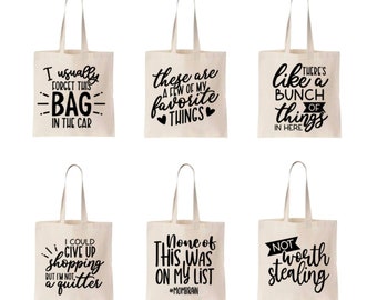 Funny Canvas Tote Bags, Tote Bags