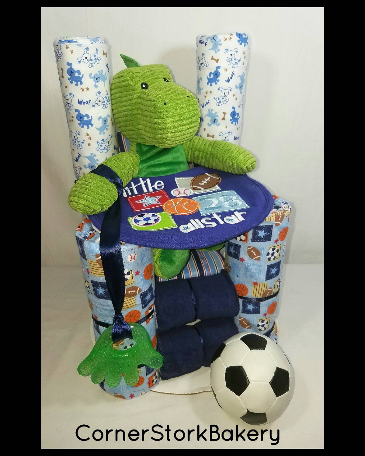Highchair Diaper Cake Boys Diaper Cake Baby Shower Etsy