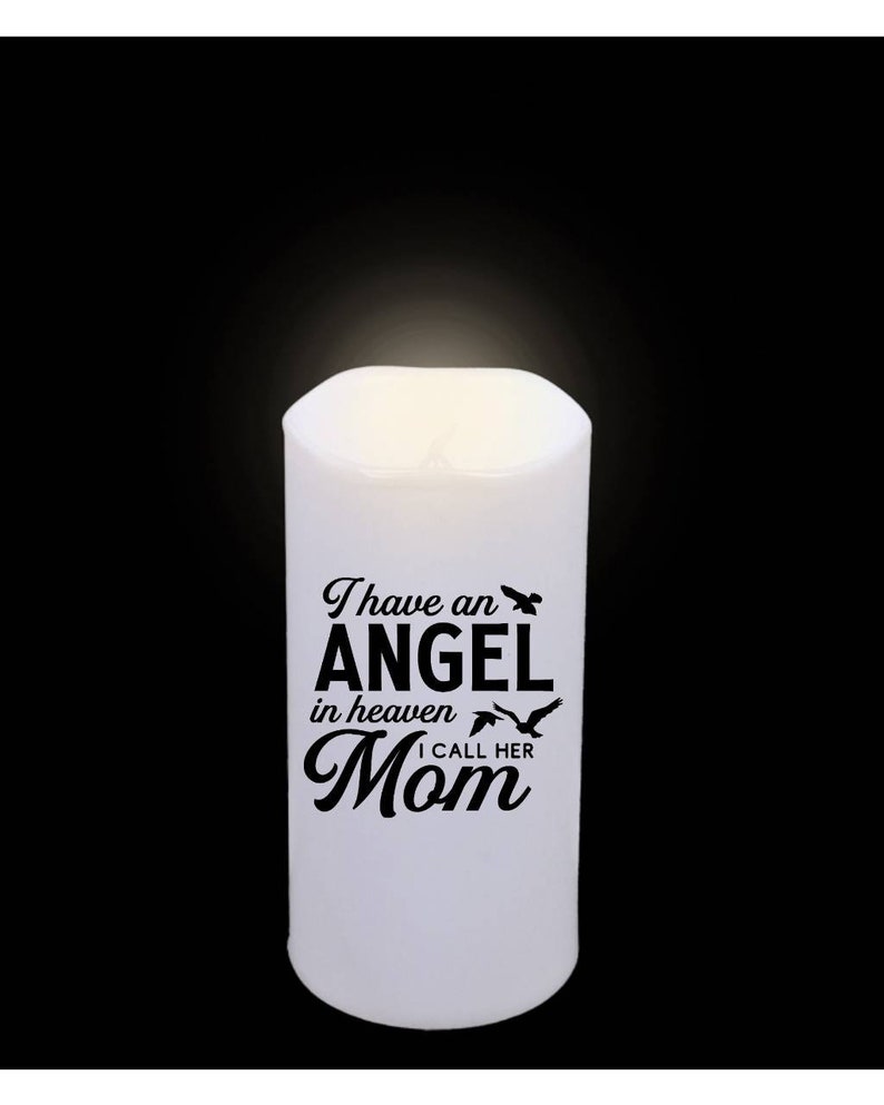 Flameless Led Memorial Candles Memorial Led Pillar Candles Etsy