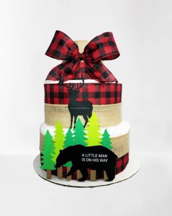 hunting diaper cake
