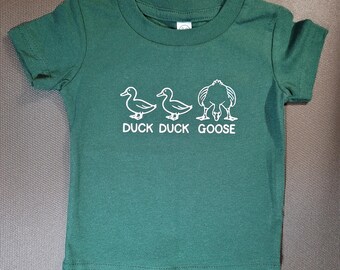 Duck Duck Goose Tshirt, Funny Kids Tee