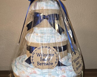 Diaper Cake, Baby Gift, Baby