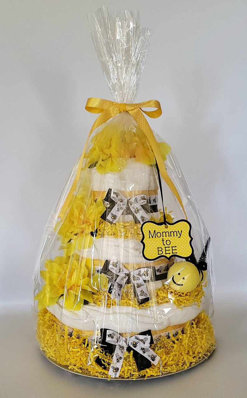 Mommy to Bee Diaper Cake, Bee shops Diaper Cake