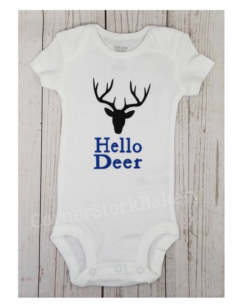deer onesie baby