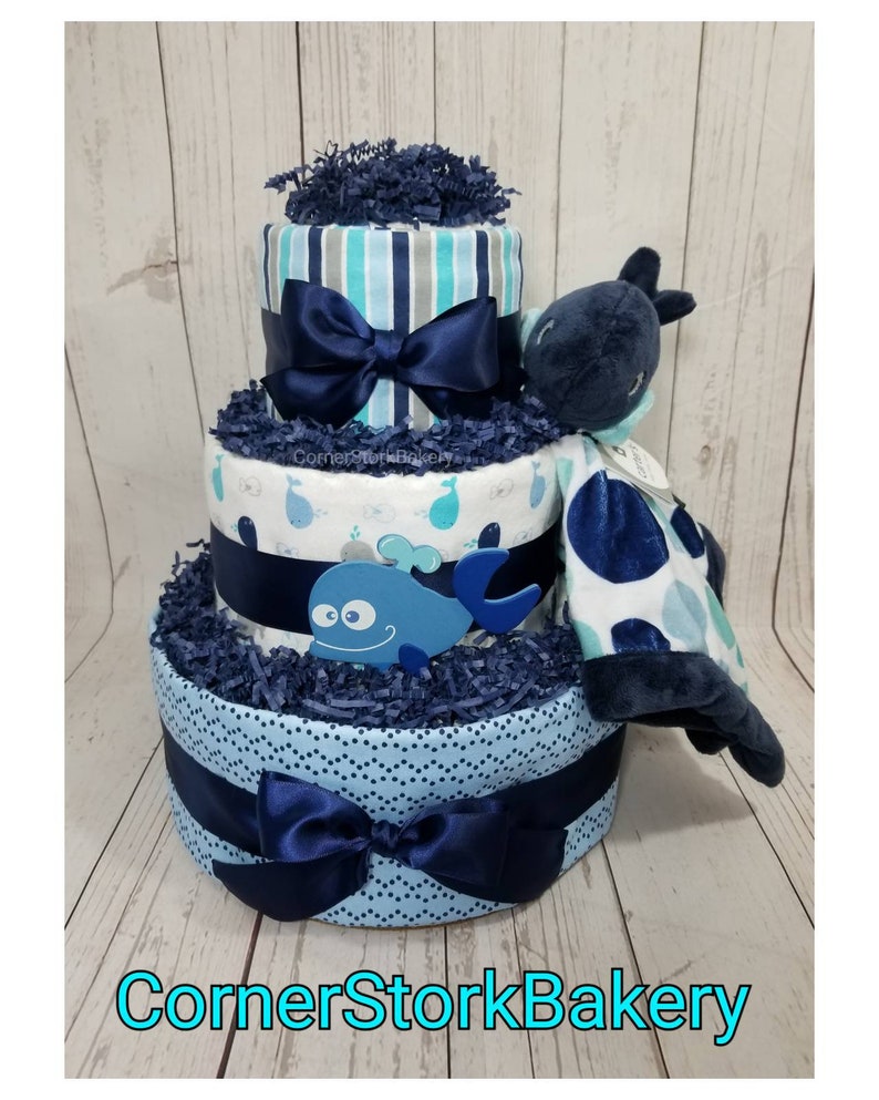 whale diaper cake nautical diaper cake boys diaper cake etsy