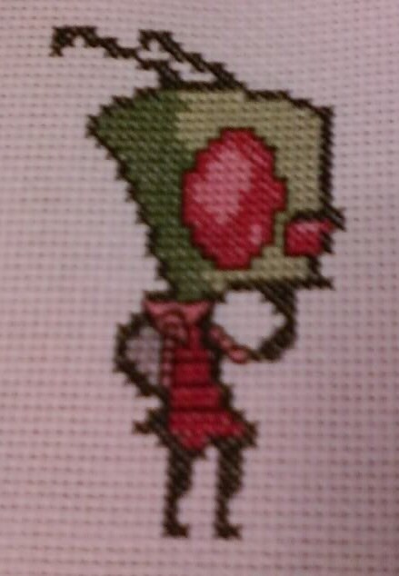 Zim Pattern Invader Zim and Gir Patterns - Etsy