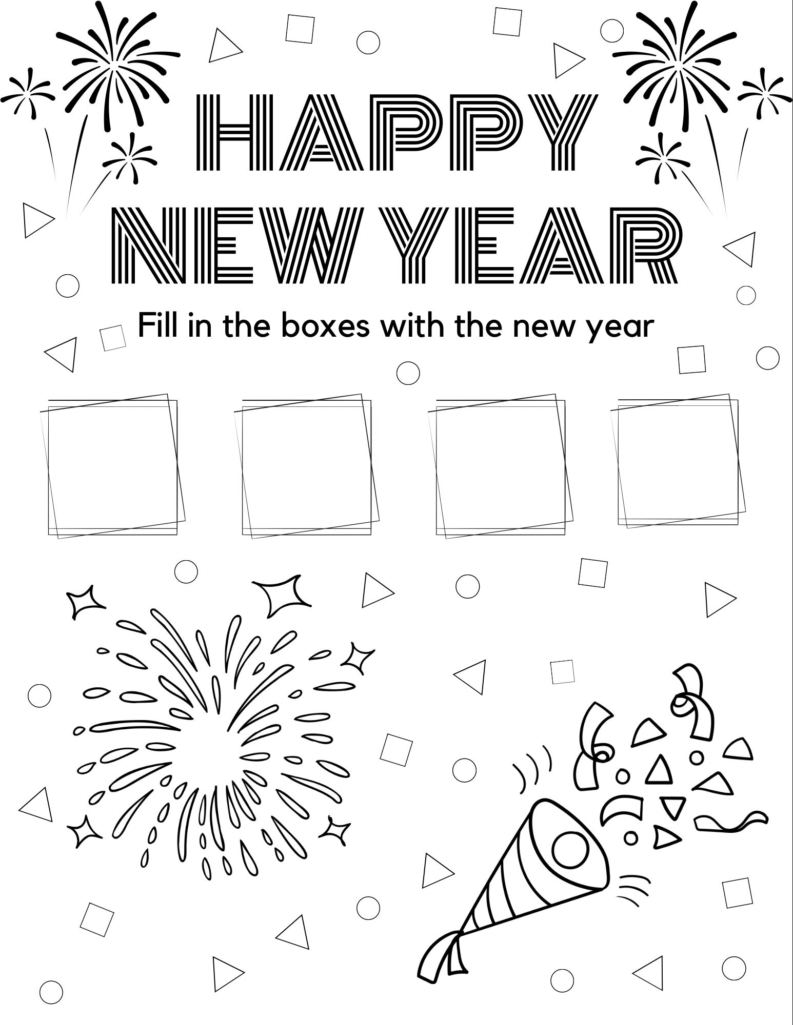 5 Printable Shape Coloring Page,coloring Book, Kindergarten, Preschool ...