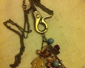 STEAMPUNK (clasp droplet) necklace