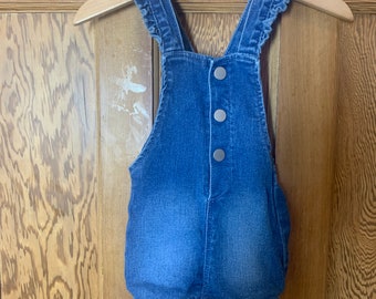 Baby denim playsuit - 6-9months