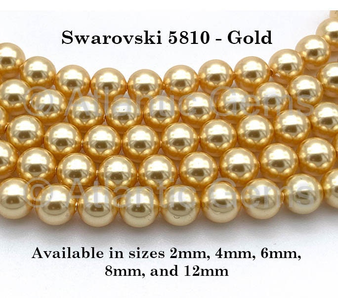 Swarovski White Pearl 4mm, Miyuki Seed Beads