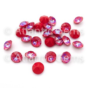 Crystal Royal Red DeLite SS39 EuroCrystal 1088 XIRIUS Chaton - 24 pcs