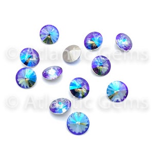 Crystal Paradise Shine 14mm EuroCrystal 1122 Rivoli  - 12 pcs