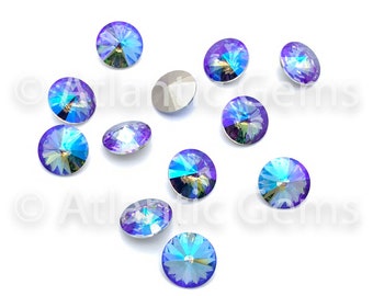 Crystal Paradise Shine 12mm Swarovski 1122 Rivoli  - 12 pcs